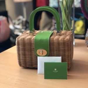 Vintage Kate Spade Wicker Basket Purse